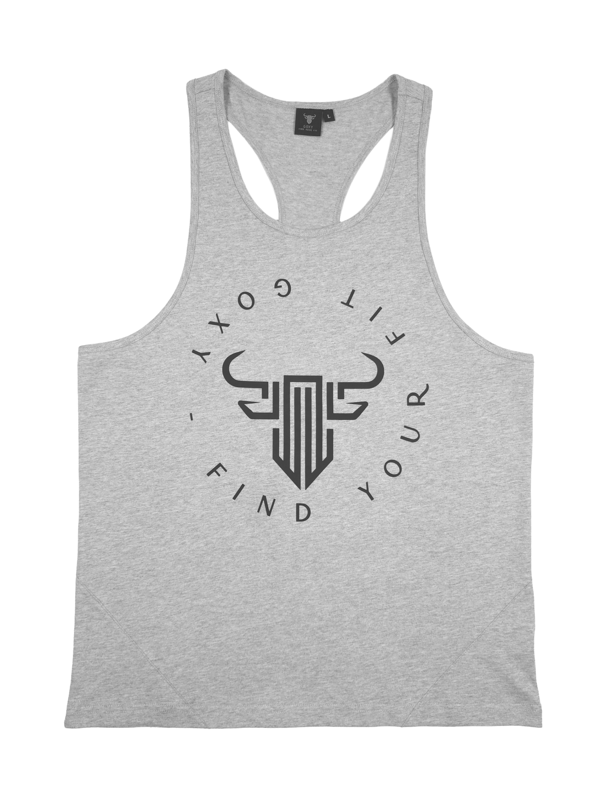 PowerFlex Men’s Tank Top - Heather Grey - Image 2