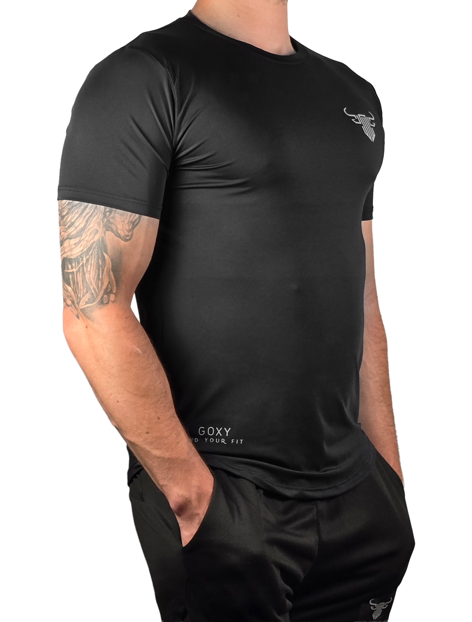 SwiftDry Performance Tee - Black - Image 2